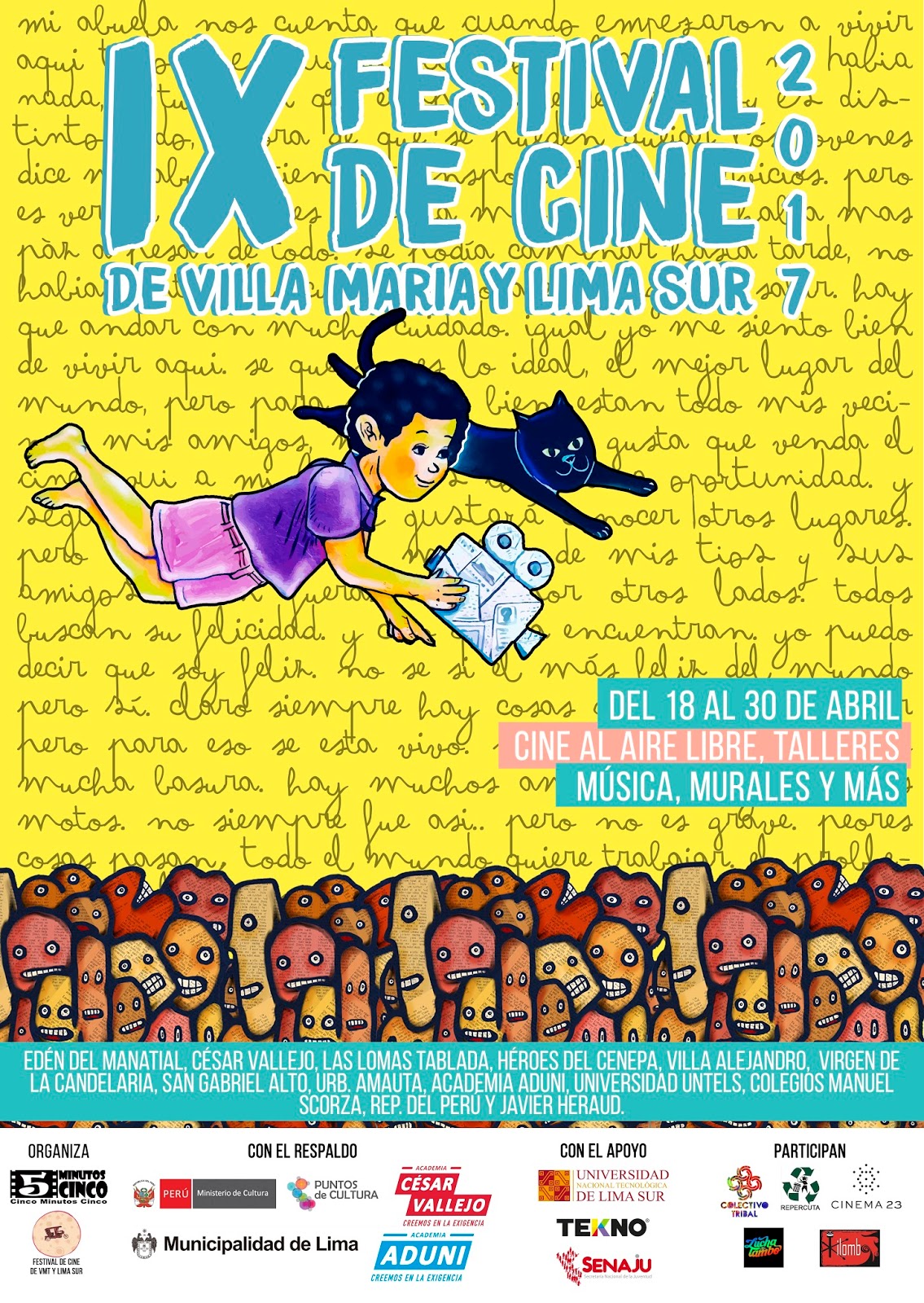 9º Festival de Cine de Villa María del Triunfo y Lima Sur 2017 Cineaparte