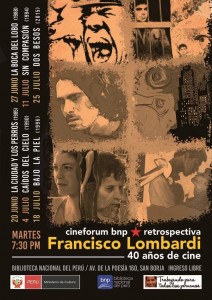 Retrospectiva de Francisco Lombardi